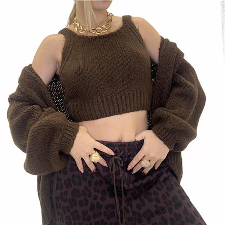 Twinset due pezzi cardigan e top NUVIA